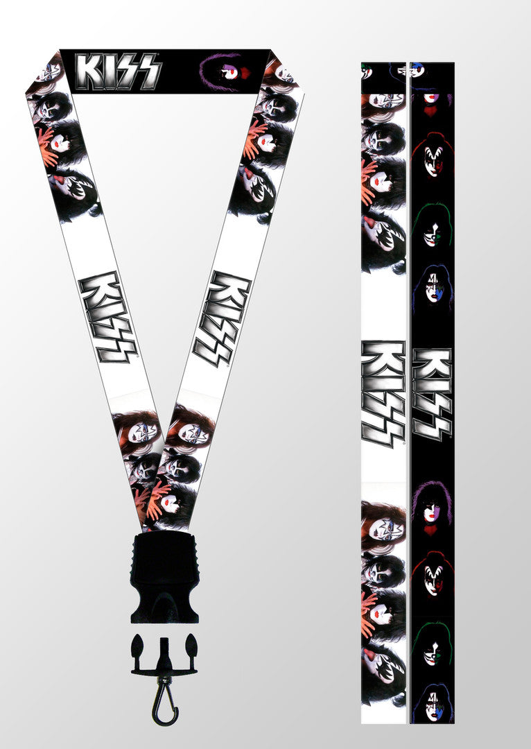 LANYARD, REVERSABLE - KISS - LICENSED MERCHANDISE