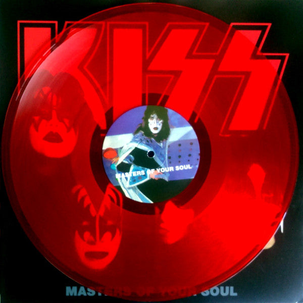 KISS - MASTERS OF YOUR SOUL - LIMITED EDITION 2 LP RED VINYL *THIS IS AS TEST PRESS OF A VERY LIMITED RUN OF ONLY /500 - *(NM) *BOOTLEG - USED VINYL
