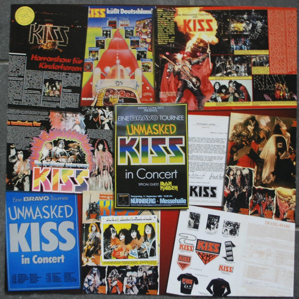 KISS - NURNBERG '80 - 2LP LIMITED EDITION BLOOD RED VINYL/FULL COLOUR PHOTO INSERT **RARE - (BOOTLEG) USED VINYL