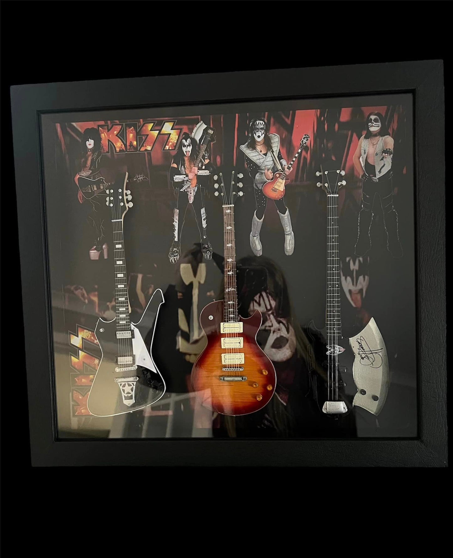 KISS - SHADOW BOX - 16"LX14.5"WX1.5"D