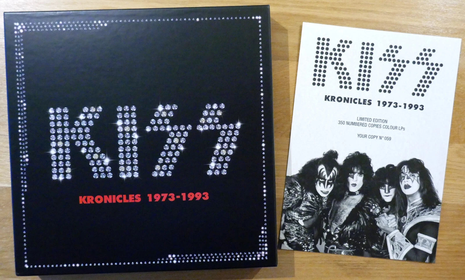 KISS - KRONICLES 1973-1993 rare 11 LP BOXSET COLORED VINYL, LIVE