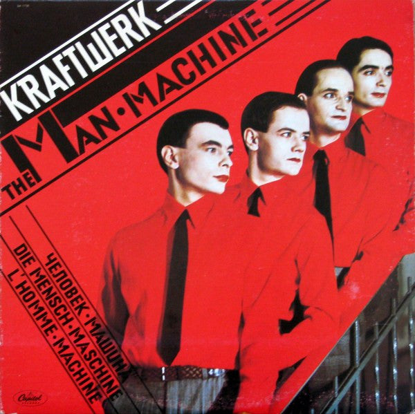 KRAFTWERK - THE MAN MACHINE - ORIGINAL 1978 PRESSING WITH ORIGINAL INNER LYRIC SLEEVE - *(NM)- USED VINYL