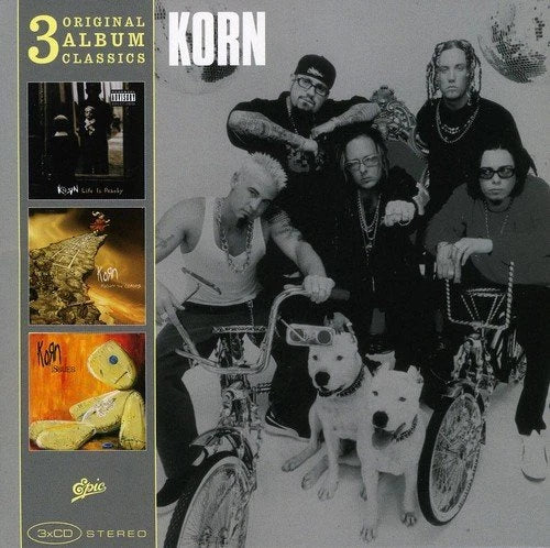 KORN - 3 ORIGINAL ALBUM CLASSICS (ISSUES-FOLLOW THE LEADER-LIFE IS PEACHY) - NEW CD