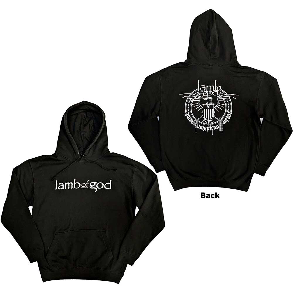 LAMB OF GOD - SKELETON EAGLE - HOODIE