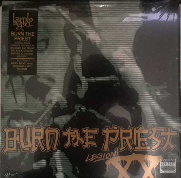LAMB OF GOD/BURN THE PRIEST 2018 - LEGION - USED VINYL GREEN MARBLE