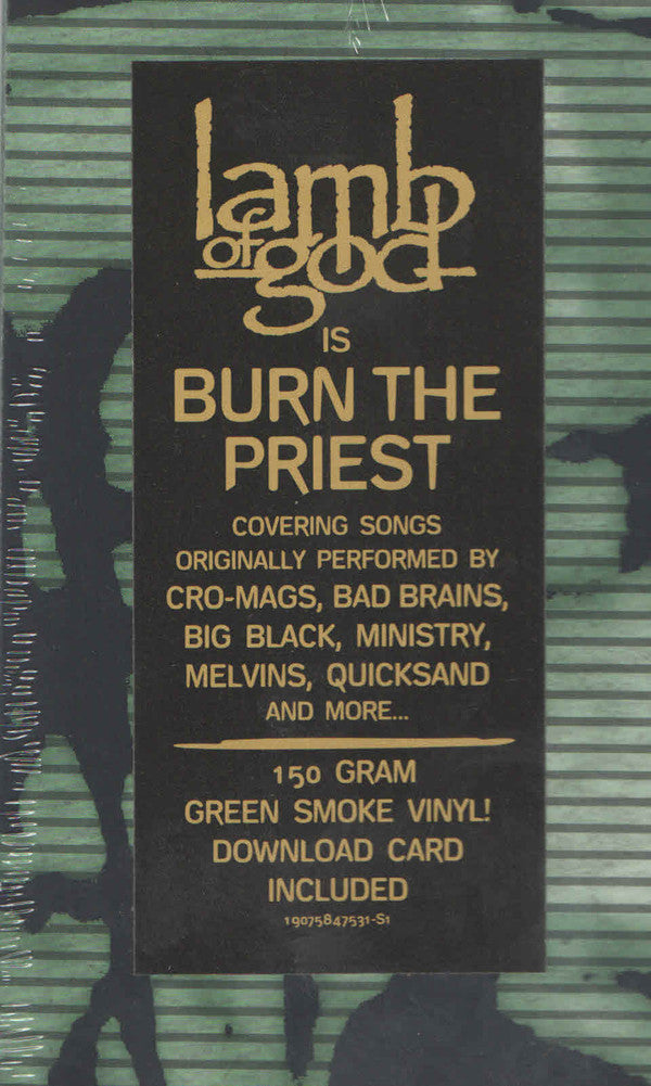 LAMB OF GOD/BURN THE PRIEST 2018 - LEGION - USED VINYL GREEN MARBLE