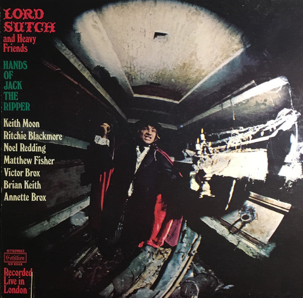 LORD SUTCH & HEAVY FRIENDS - HANDS OF JACK THE RIPPER - 1971 ORIGINAL PRESSING - USED VINYL