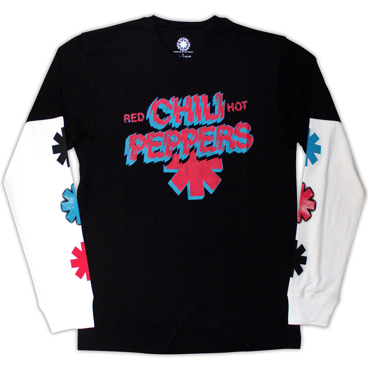 RED HOT CHILI PEPPERS - SHOCK LOGO (ADULT LONG SLEEVE T-SHIRT)