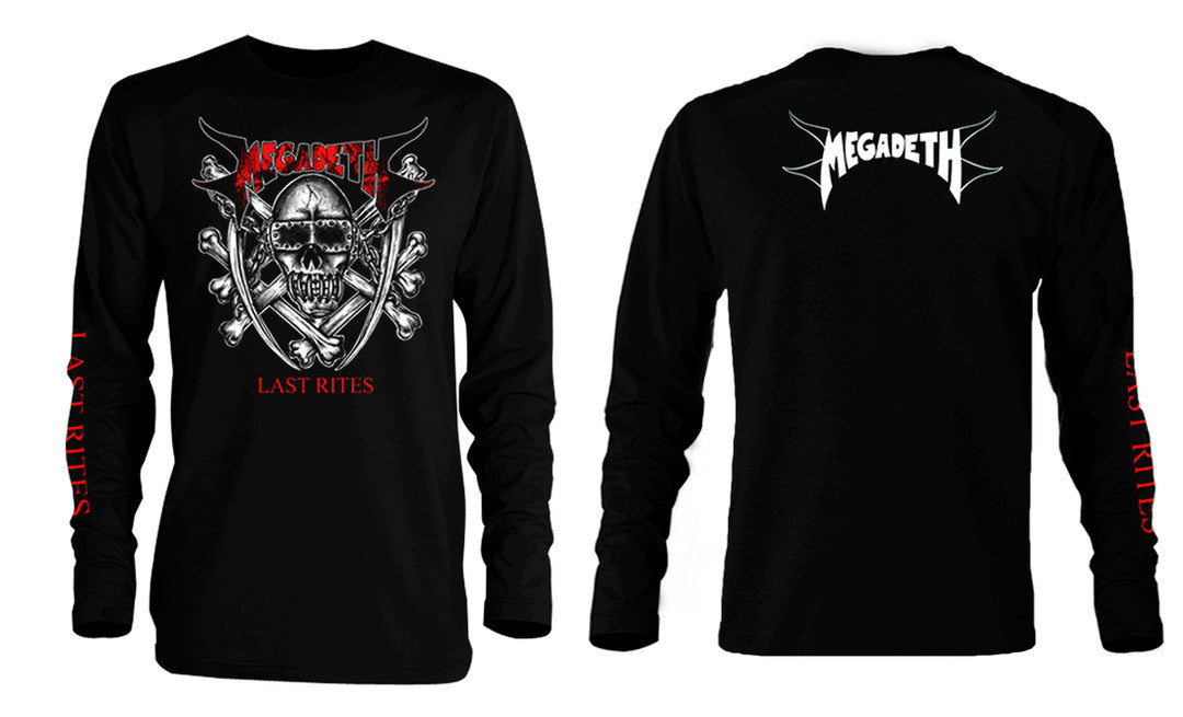 MEGADETH = LAST RITES LONG SLEEVE - TSHIRT
