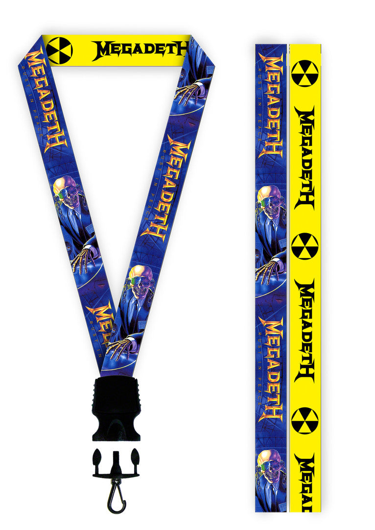 LANYARD, REVERSABLE - MEGADEATH , RUST IN PEACE - LICENSED MERCHANDISE