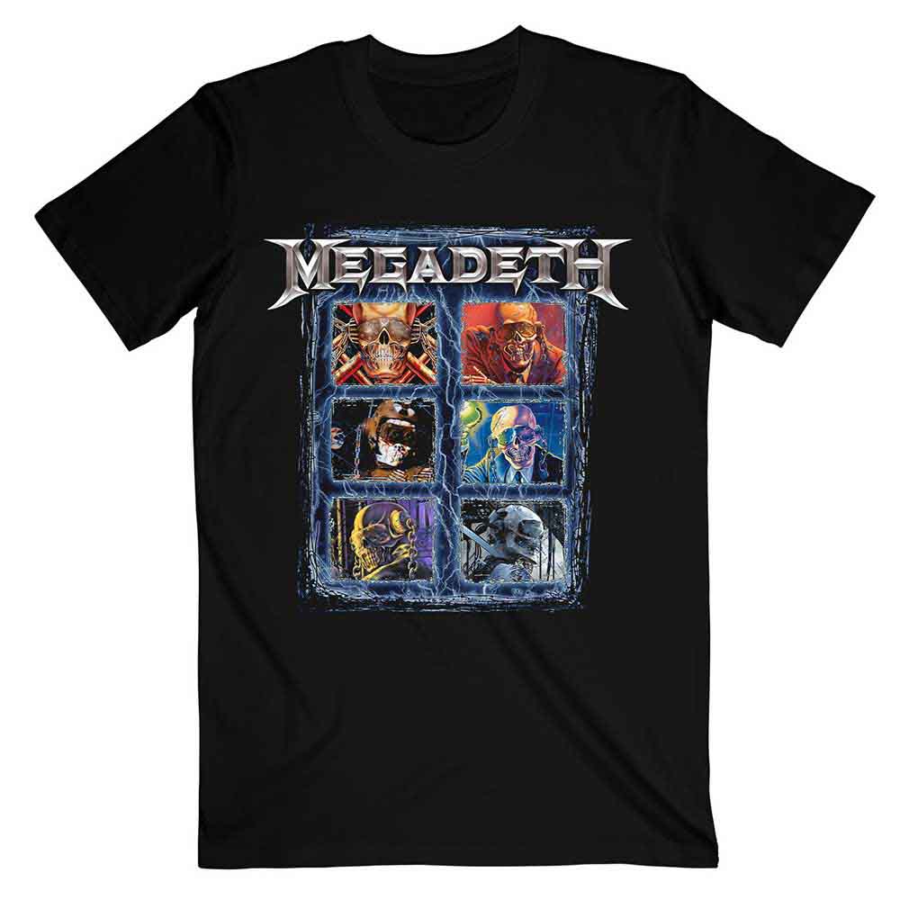 MEGADETH - VIC HEAD GRID - TSHIRT