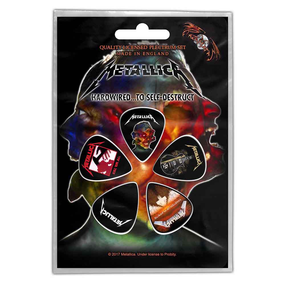 METALLICA - 5 PACK GUITAR PICKS
