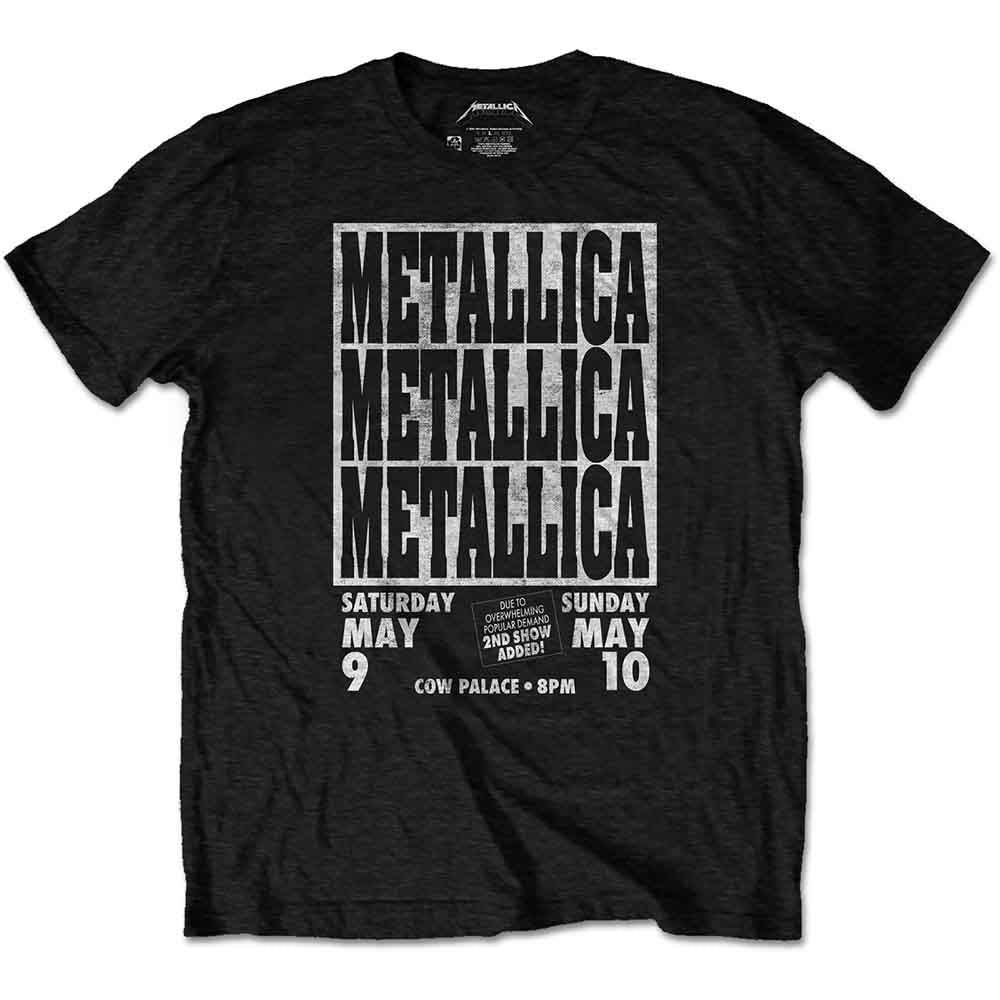 METALLICA - COW PALACE - TSHIRT (1XL)