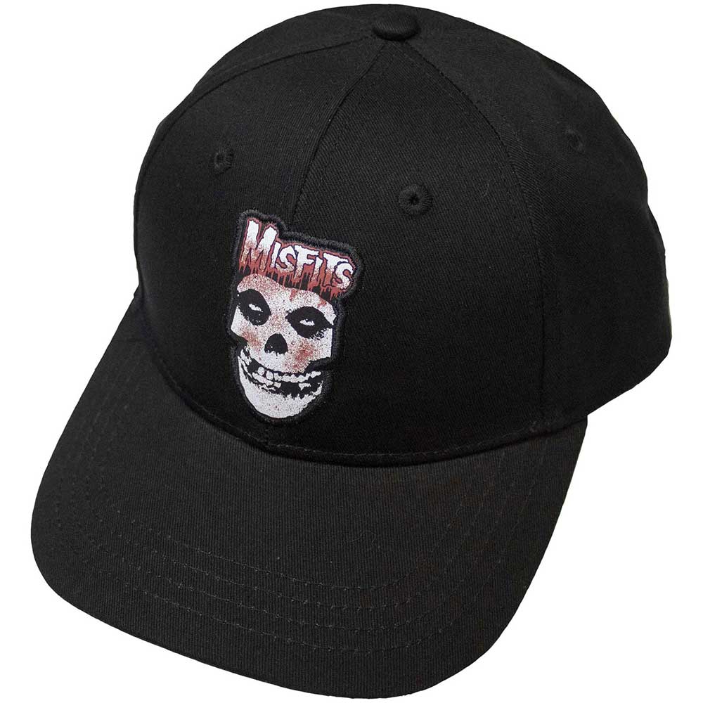 MISFITS-BLOOD DRIP SKULL UNISEX BASEBALL CAP FULLY LICENSED MERCHANDISE