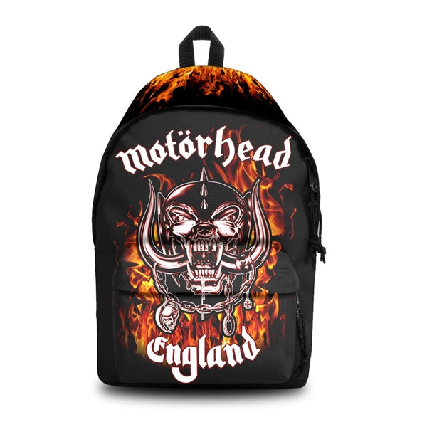 MOTORHEAD ENGLAND FIRE BACKPACK FULLY LICENSED MERCHANDISE