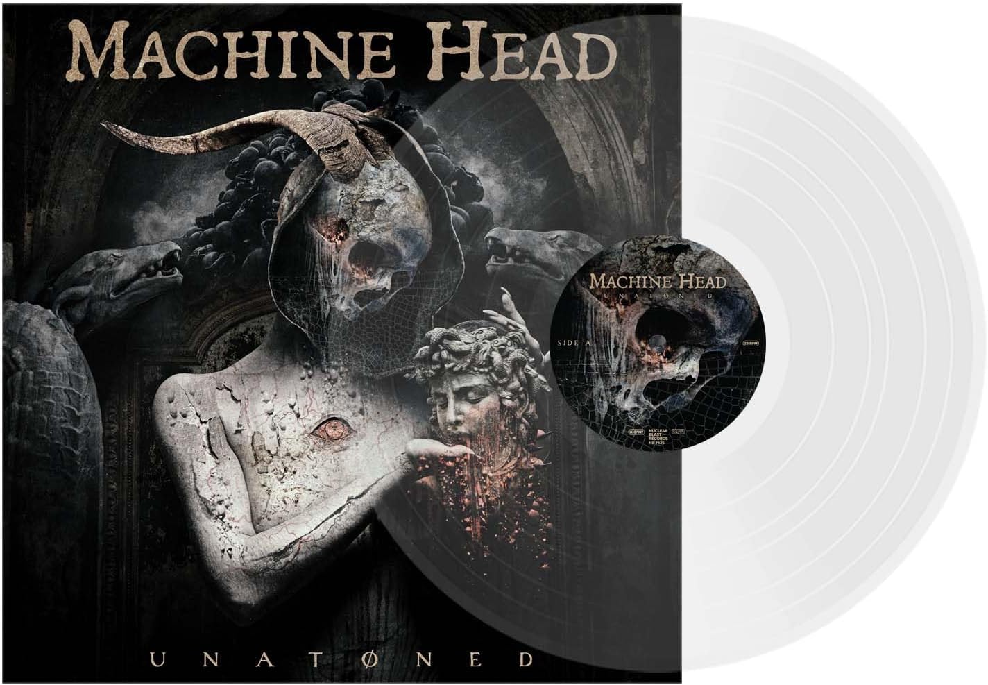 MACHINE HEAD - UNATONED LIMITED EDITION CLEAR VINYL - NEW VINYL