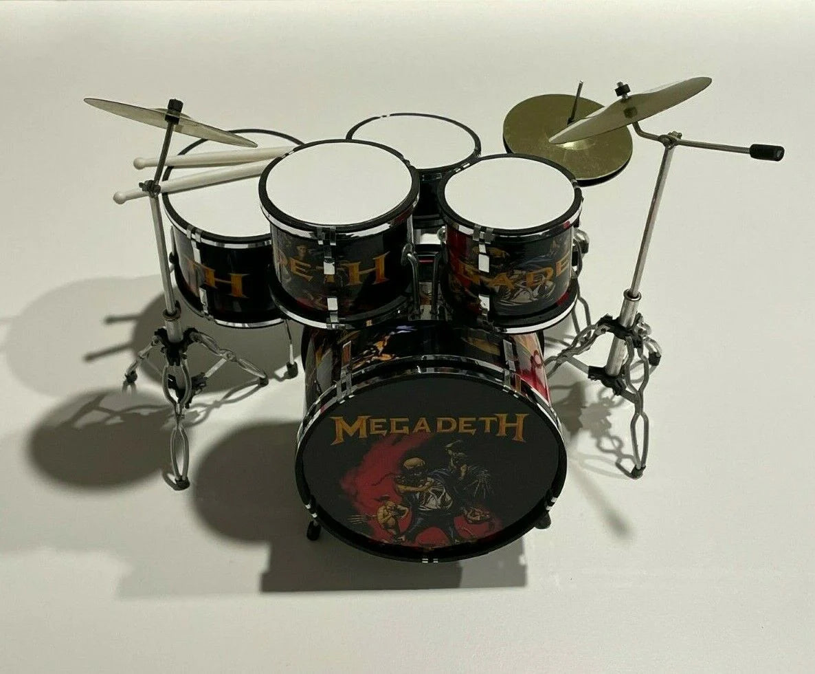MEGADETH- THE ART OF MINIATURE DRUM SET