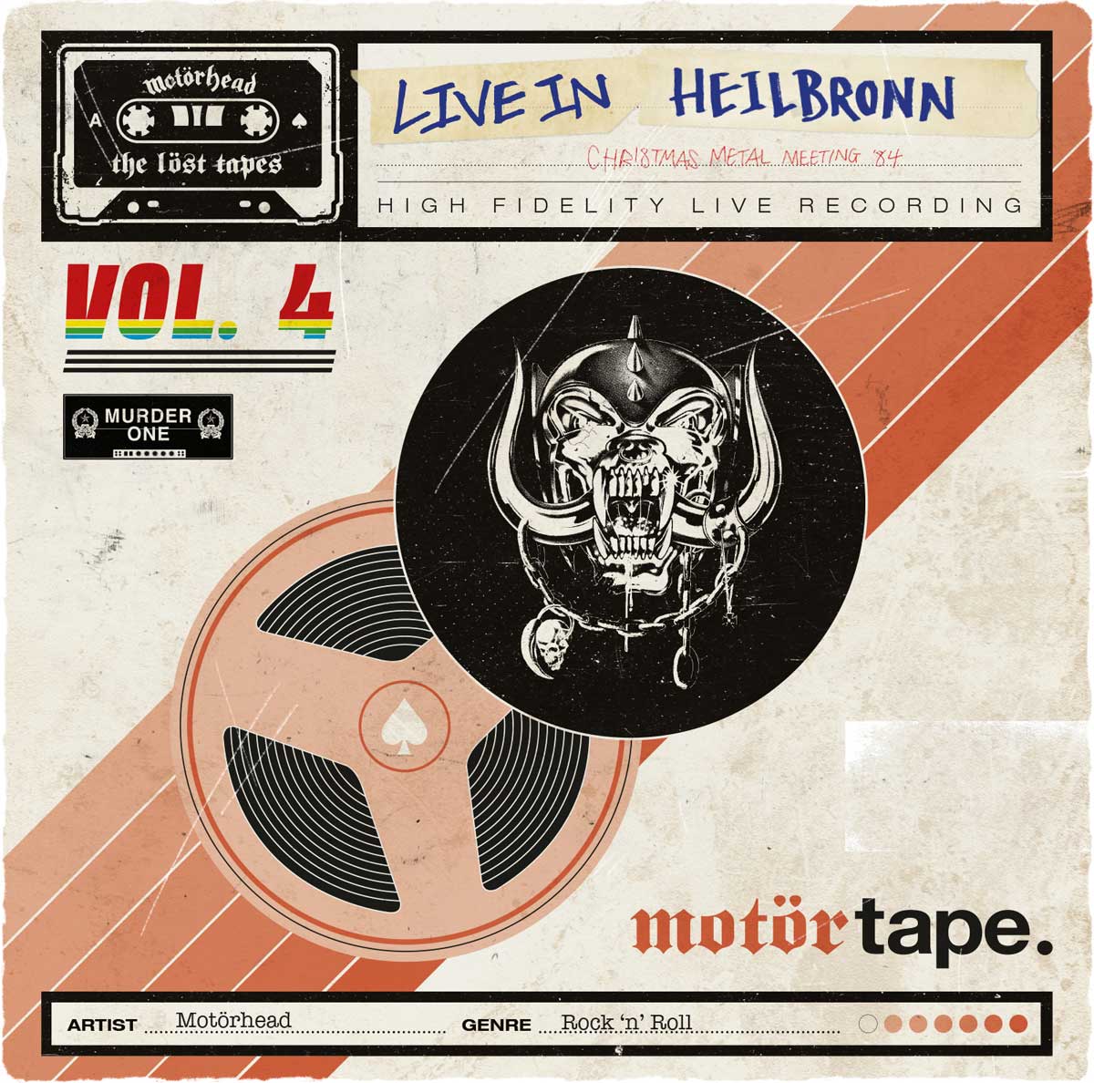 Motorhead Lost Tapes V4 Live In Helbronn 84' 2LP RSD23