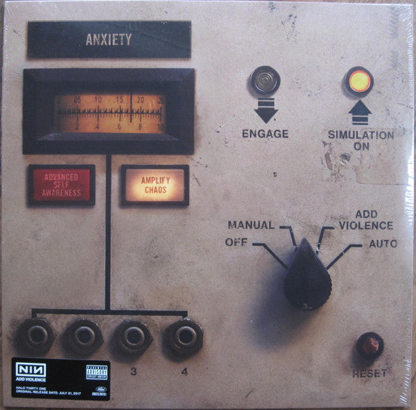 NINE INCH NAILS - ADD VIOLENCE - 2017 180GRAM HEAVYWEIGHT LP - USED NM* OUT OF PRINT