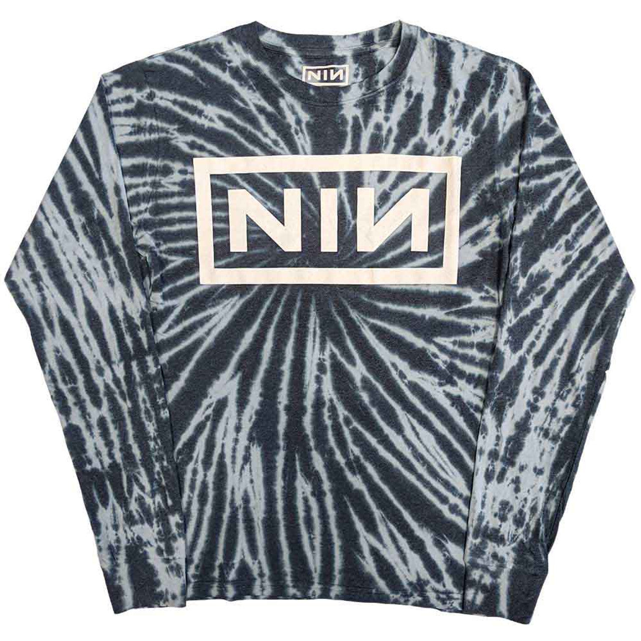 NINE INCH NAILS - TYE DYE WASH COLLECTION - LONG SLEEVE TSHIRT - FULLY LICENSD MERCH