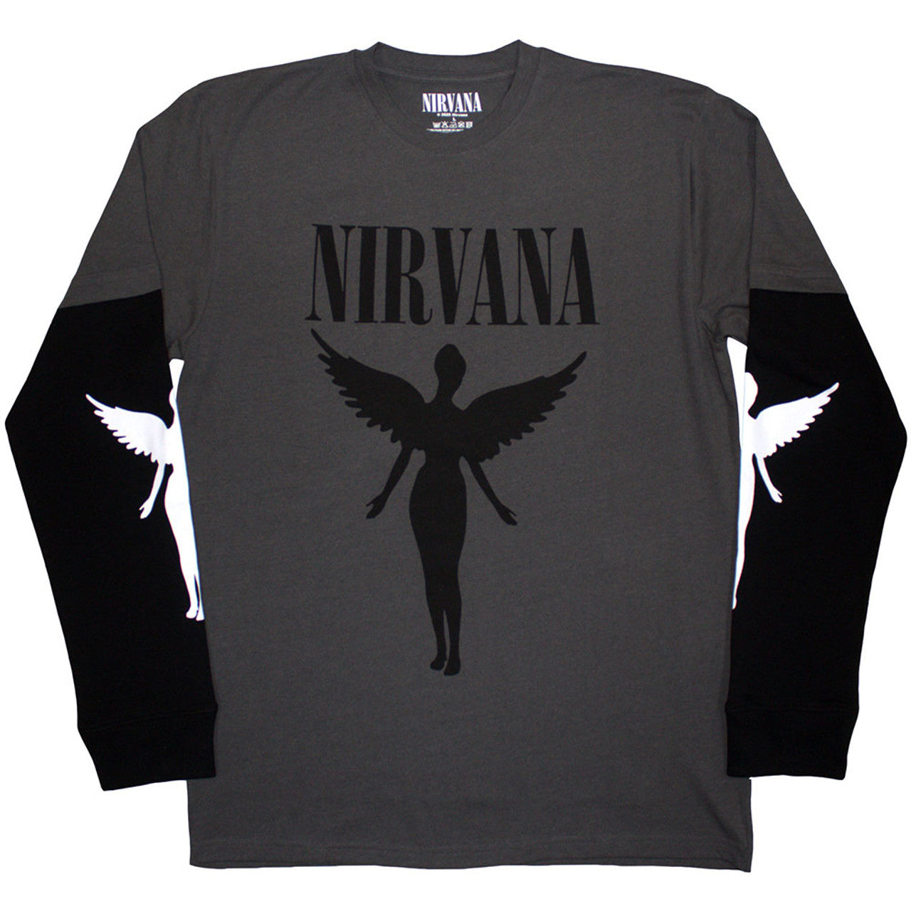 NIRVANA - UTERO MONO - ADULT T SHIRT