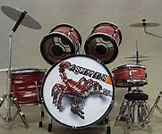 SCOPIONS - THE ART OF MINIATURE DRUM SET