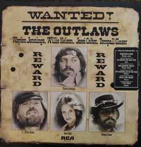 THE OUTLAWS - WANTED (WAYLON JENNINGS, WILLIE NELSON, TOMPAL GLASSER, JESSI COLTER -** SEALED - USED VINYL