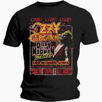 OZZY OSBOURNE - DIARY OF A MADMAN TOUR 1982 - TSHIRT