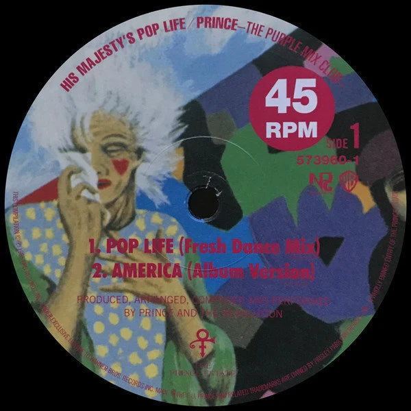 PRINCE - HER MAJESTY'S POP LIFE / THR PURPLE MIX CLUB RSD ORIGINAL 1985 JAPAN-ONLY PROMO STICTLY LIMITED EDITION RSD ( LTD. ED.) - New Vinyl