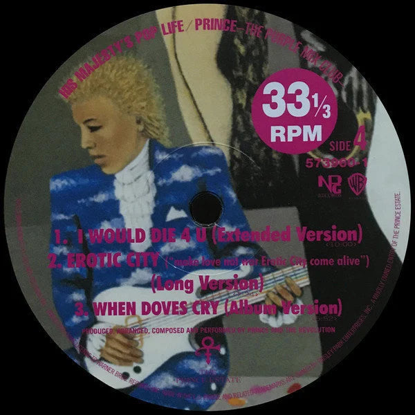 PRINCE - HER MAJESTY'S POP LIFE / THR PURPLE MIX CLUB RSD ORIGINAL 1985 JAPAN-ONLY PROMO STICTLY LIMITED EDITION RSD ( LTD. ED.) - New Vinyl