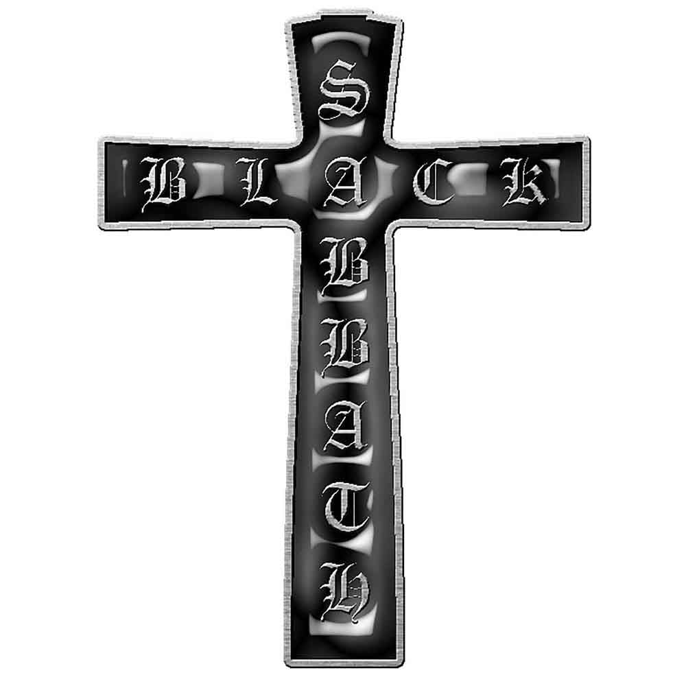 BLACK SABBATH - CROSS - PEWTER PIN