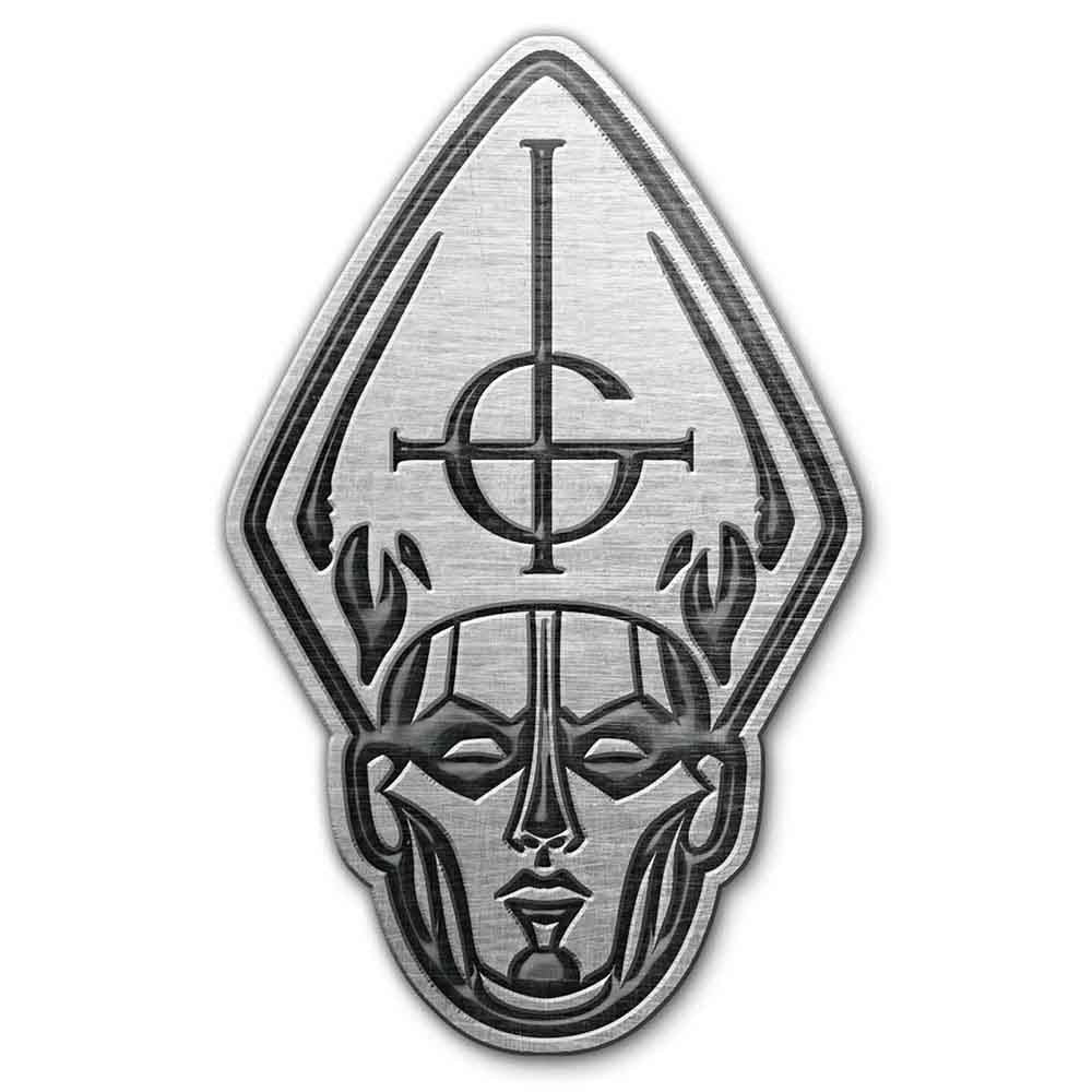 GHOST - PAPA HEAD - PEWTER PIN