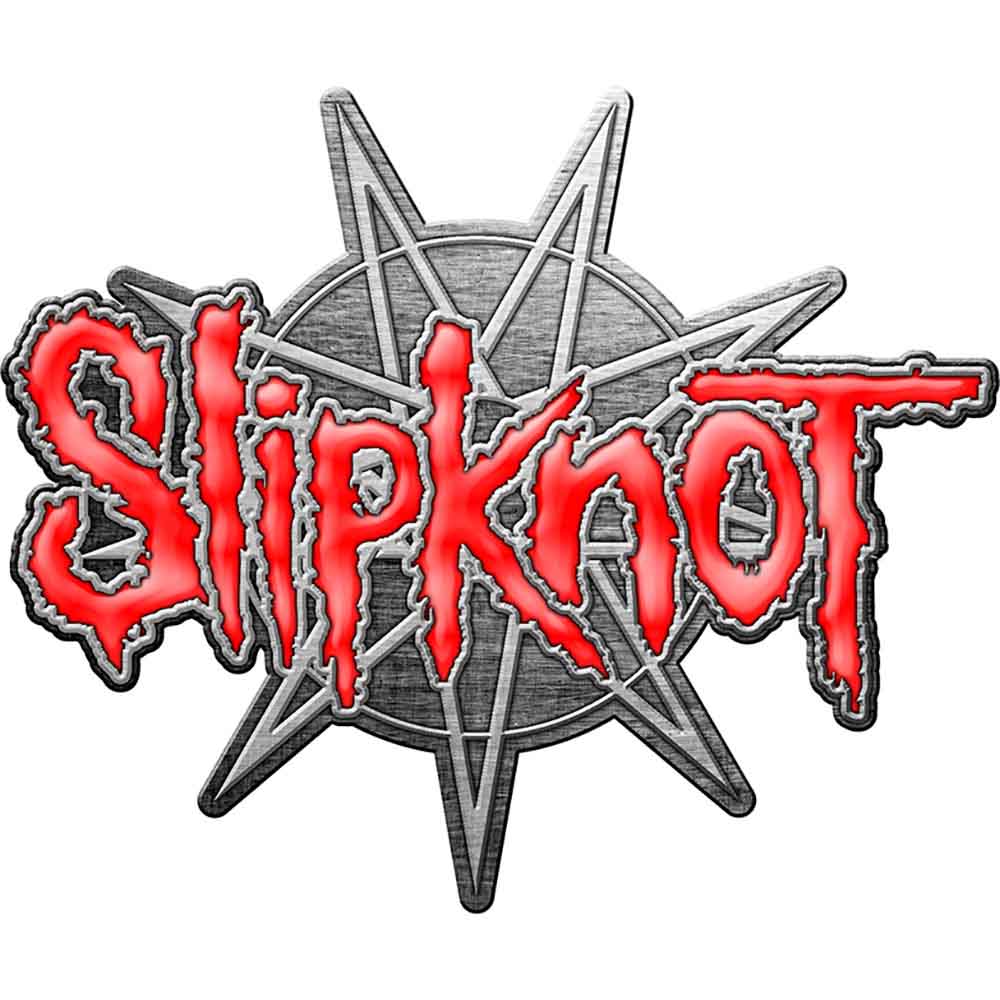 SLIPKNOT - 9 POINTED STAR - PEWTER PIN