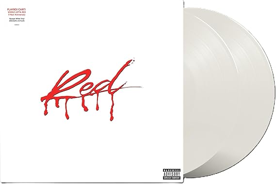 PLAYBOI CARTI - RED - LIMITED EDITION OPAQUE WHOTE VINYL 2LP - NEW VINYL