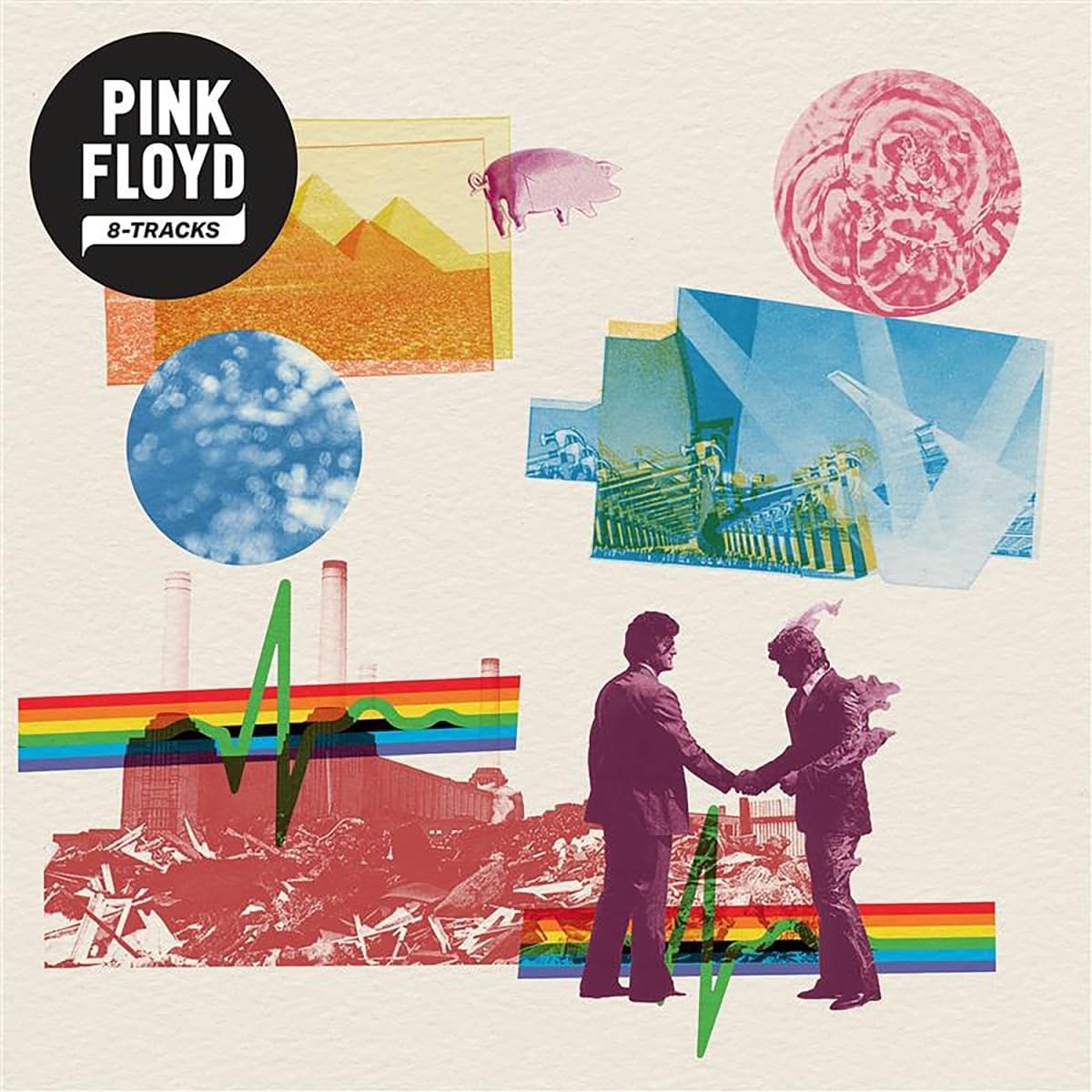 PINK FLOYD - 8 TRACKS - BLACK VINYL - NEW VINYL