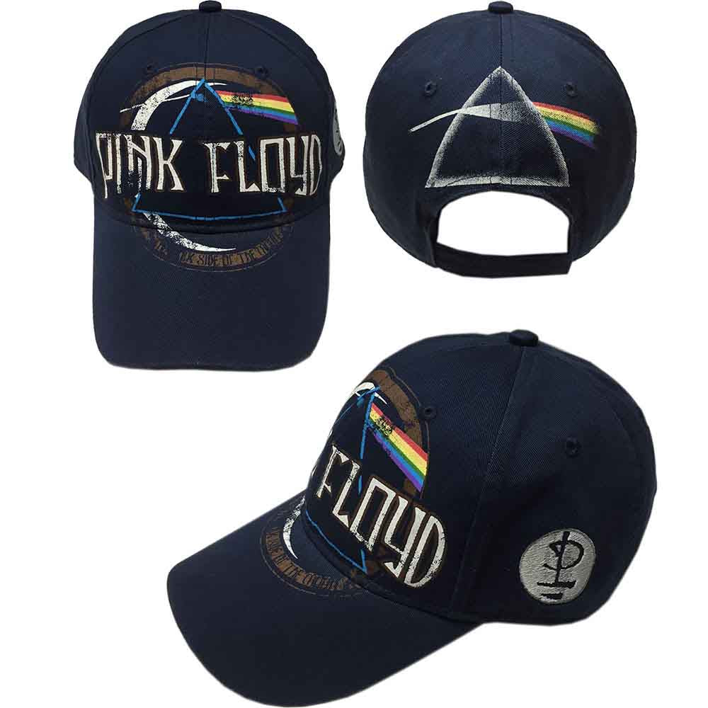 PINK FLOYD-DSOTM DISTRESSED UNISEX BASEBALL CAP FULLY LICENSED MERCHANDISE