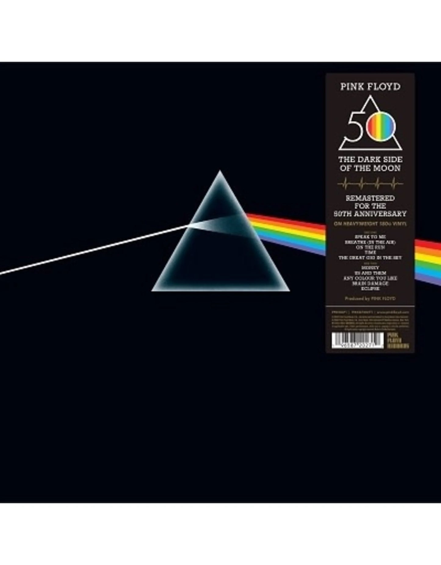PINK FLOYD - DARK SIDE OF THE MOON 50TH ANNIVERSARY RE-MASTERED 180GR
