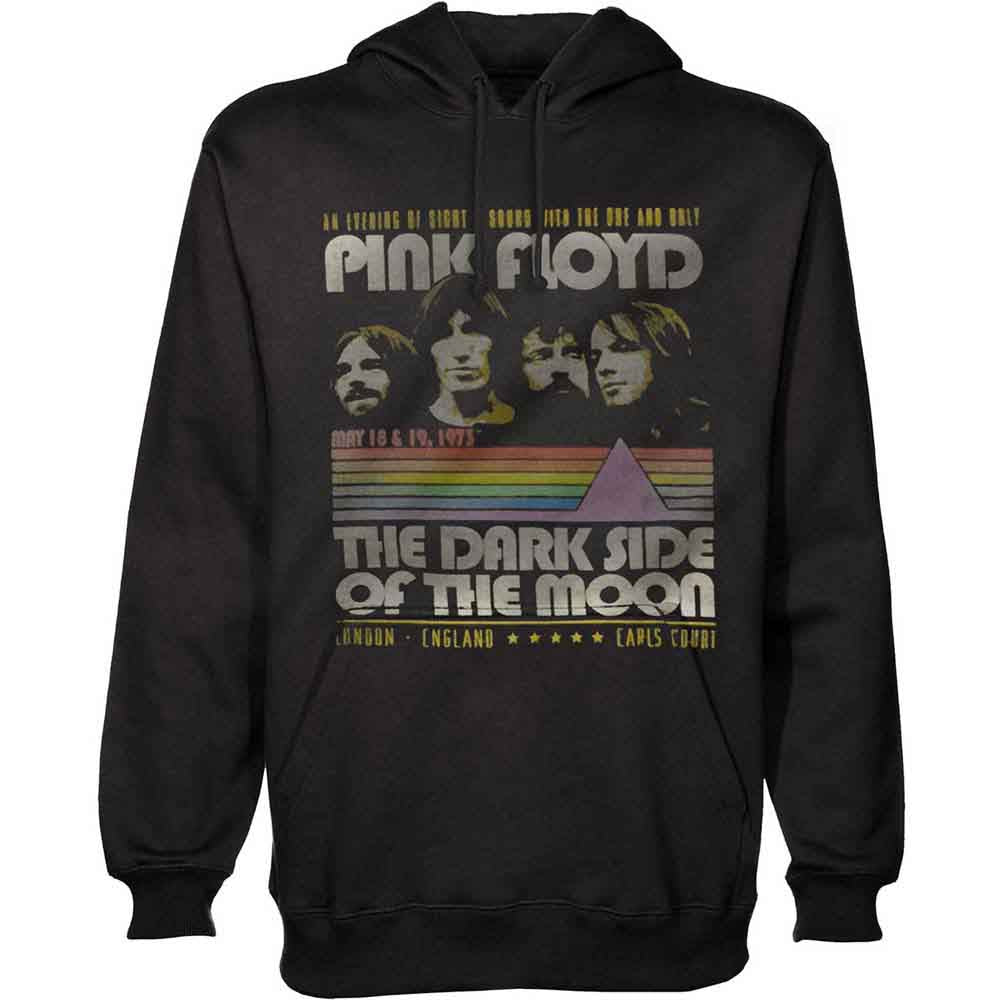 PINK FLOYD- RETRO STRIPES UNISEX PULLOVER HOODIE