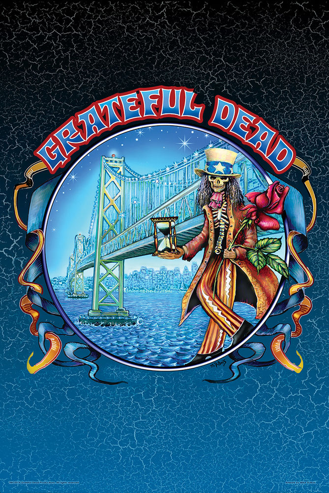 PER8475-GRATEFUL DEAD BAY BRIDGE - LARGE POSTER 24X36"