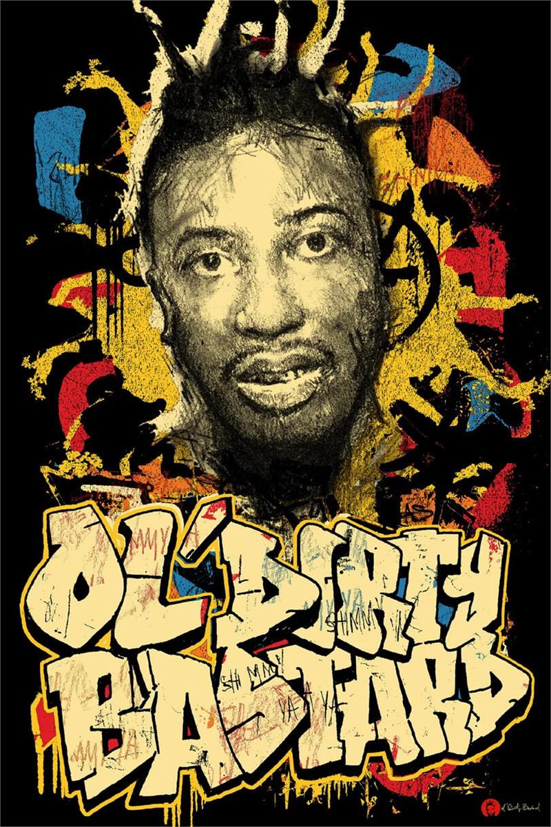 PER8506-OL DIRTY BASTARD GRAFFITI PORTRAIT - LARGE POSTER 24X36"