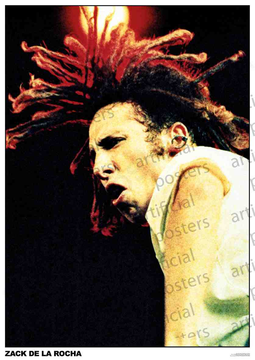 PER8546-RAGE AGAINST THE MACHINE ZACK DE LA ROCHA - LARGE POSTER 24X36"
