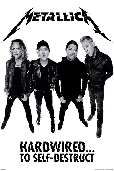 PER8551-METALLICA HARDWIRED TO SELF DESTRUCT - LARGE POSTER 24X36"