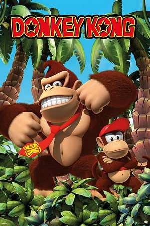 PER8798-DONKEY KONG NINTENDO GAME - LARGE POSTER 24X36"