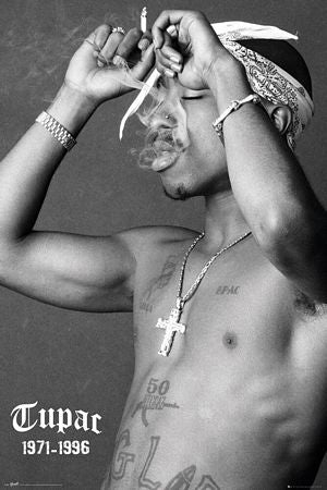 PER8876-TUPAC BANDANA 1971-1996 - LARGE POSTER 24X36"