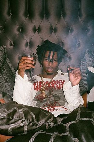 PEXR8383-PLAYBOI CARTI CIGAR & WINE PORTRAIT - LARGE POSTER 24X36"