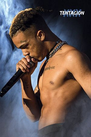 PEXR8419-XXXTENTACION SINGING PORTRAIT - LARGE POSTER 24X36"