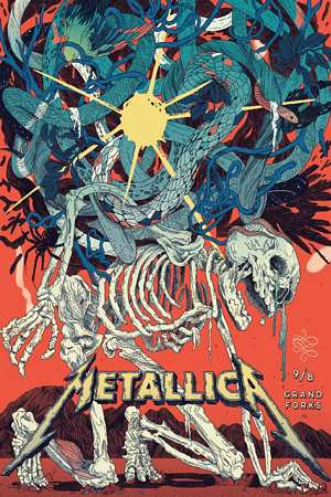 PEXR8692-METALLICA GRAND FORK - LARGE POSTER 24X36"