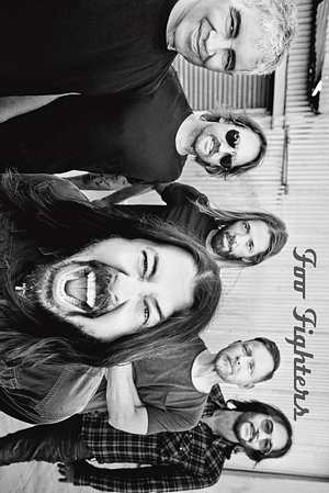 PEXR8829-FOO FIGHTERS GROUP PICTURE B&W - LARGE POSTER 24X36"