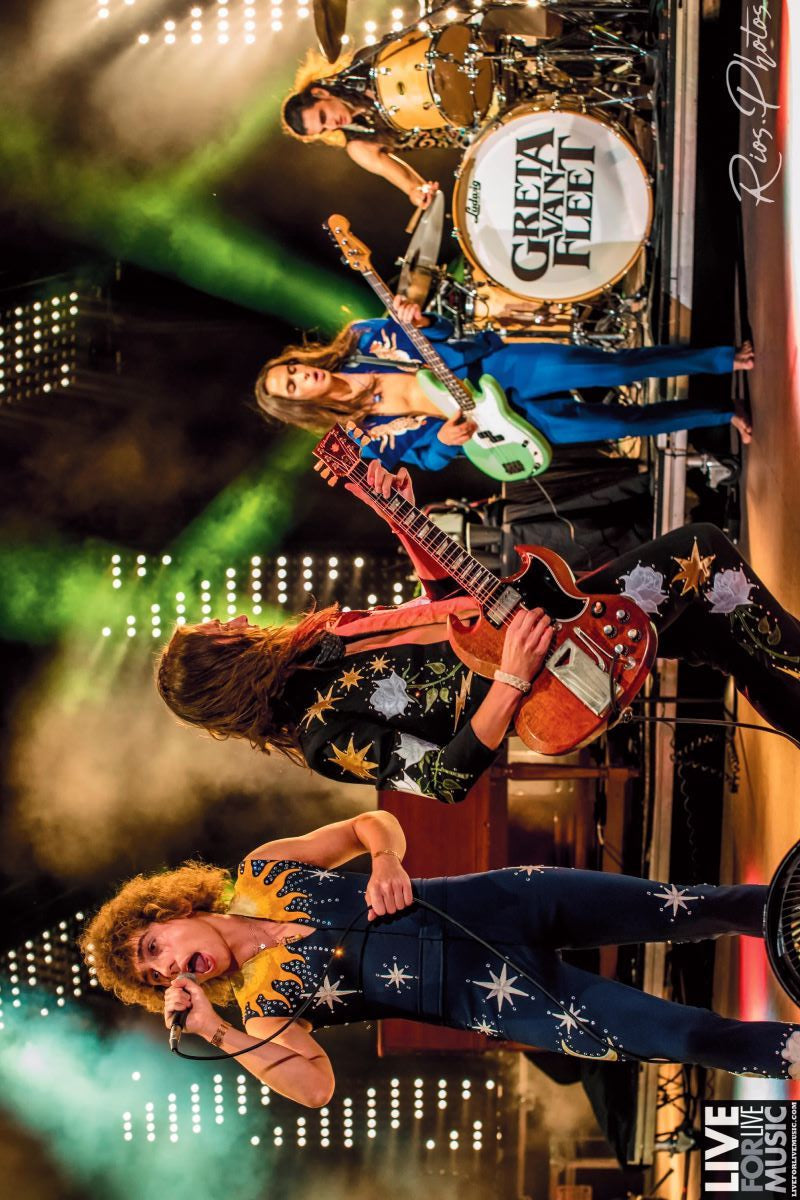 PEXR8951-GRETA VAN FLEET BAND ON STAGE - LARGE PORTRAIT 24X36"