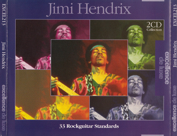 JIMI HENDRIX- 33 ROCKGUITAR STANDARDS- USED CD 2CD